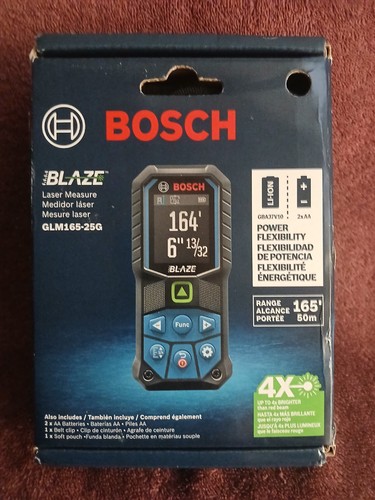 Bosch glm165 25g green - glm165-25g, green-beam